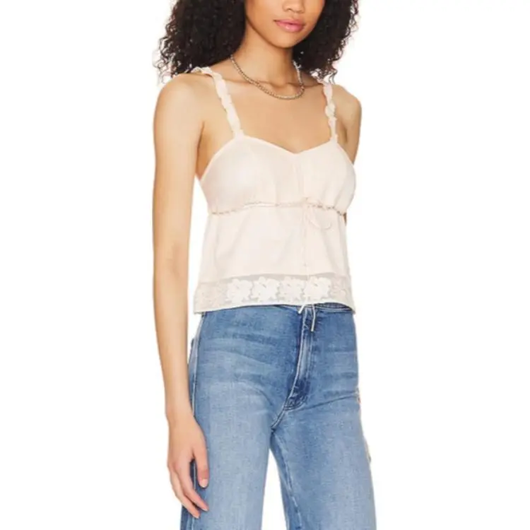 LOVESHACKFANCY Tank Tops Women's Pink-2