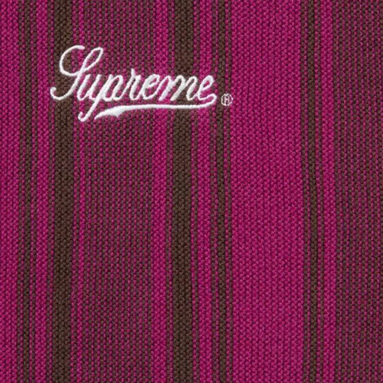 Supreme Stripe Button Up Polo-3