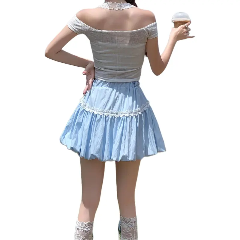 Wen Shan Casual Short Skirts Women's-1