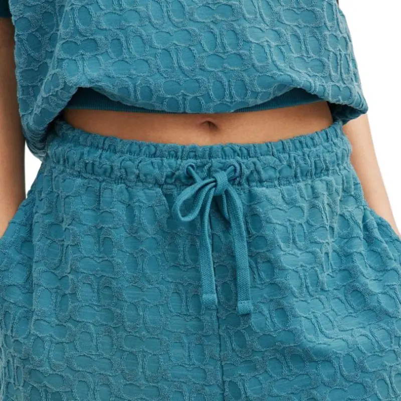 COACH SS23 Casual Shorts Unisex Light Blue-4