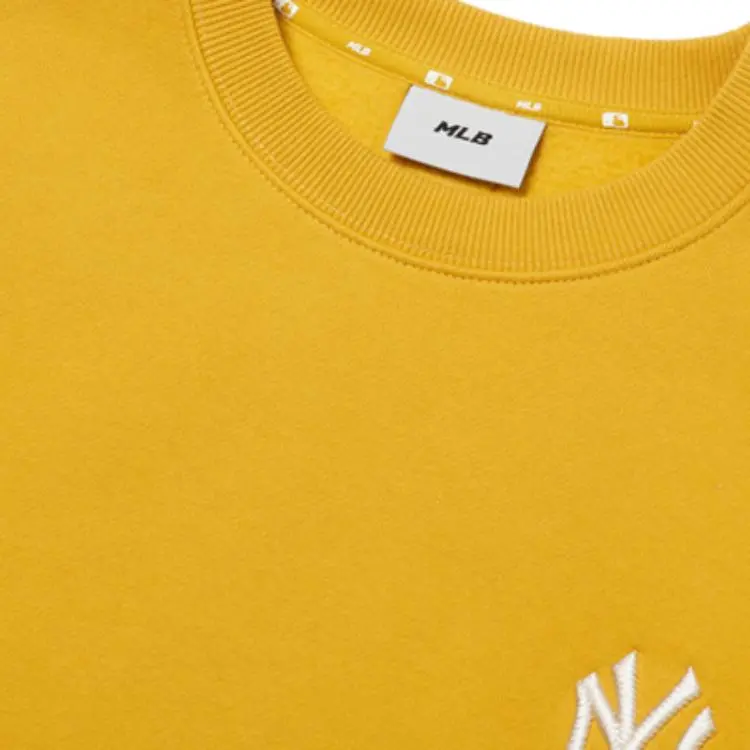 MLB Frown Bear Series Sweatshirts Unisex Yellow-4