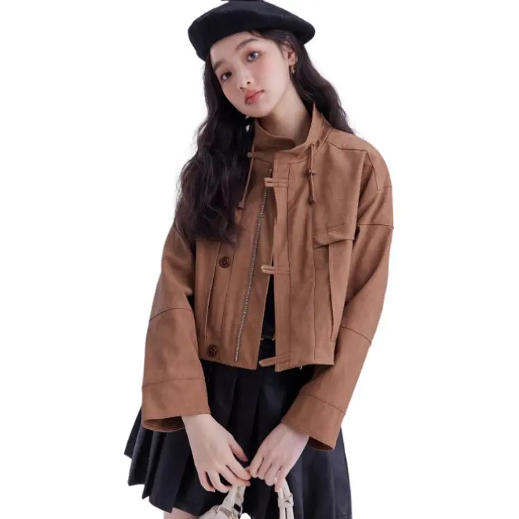DEAR DEER PUFF Jackets Coats Women's Brown-8