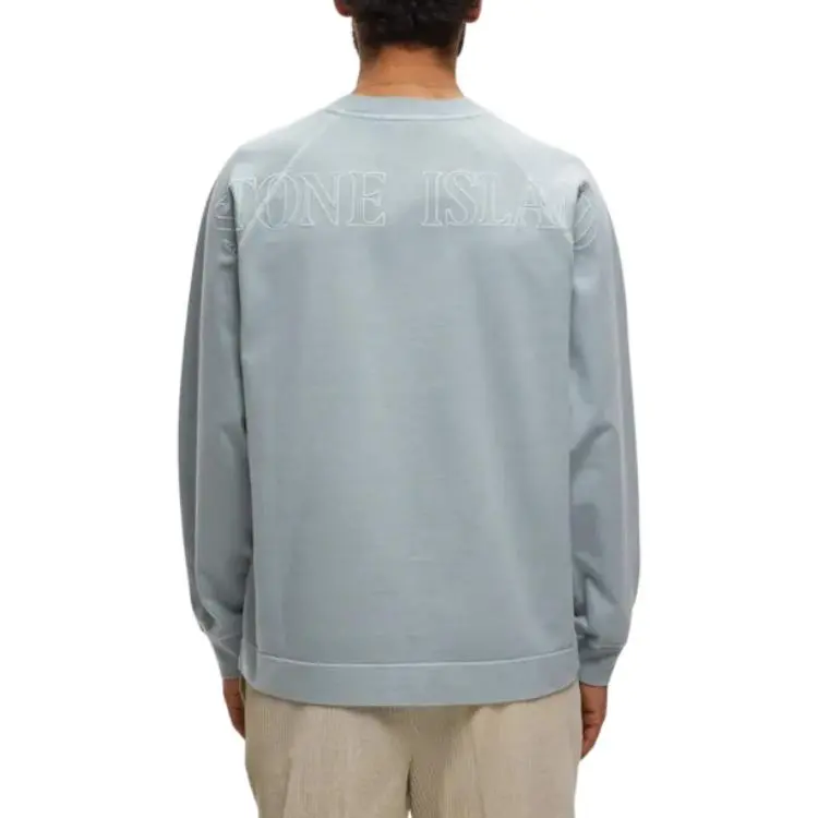 STONE ISLAND Logo embroidered Cotton Sweatshirt-2
