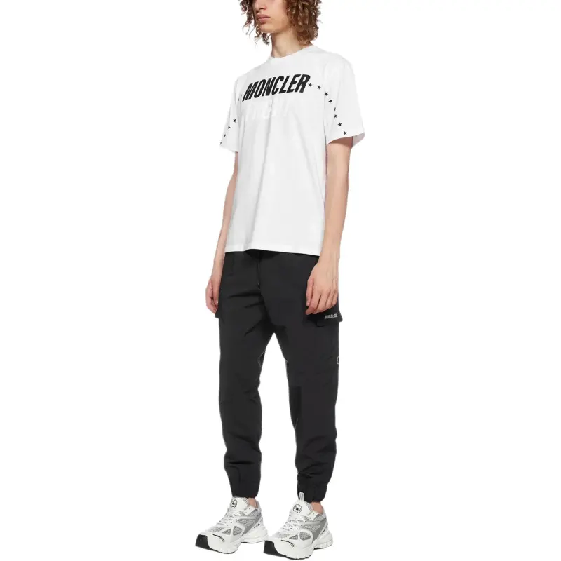 Fragment Design X MONCLER GENIUS T Shirts Men White-2