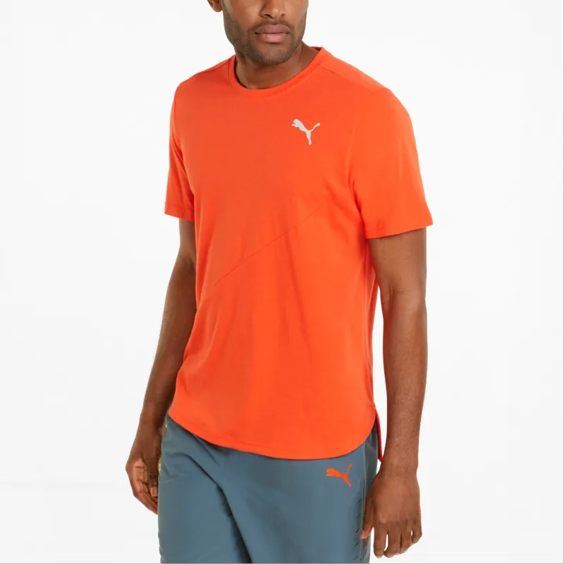 PUMA T Shirt Men's Cherry Tomato Red-2