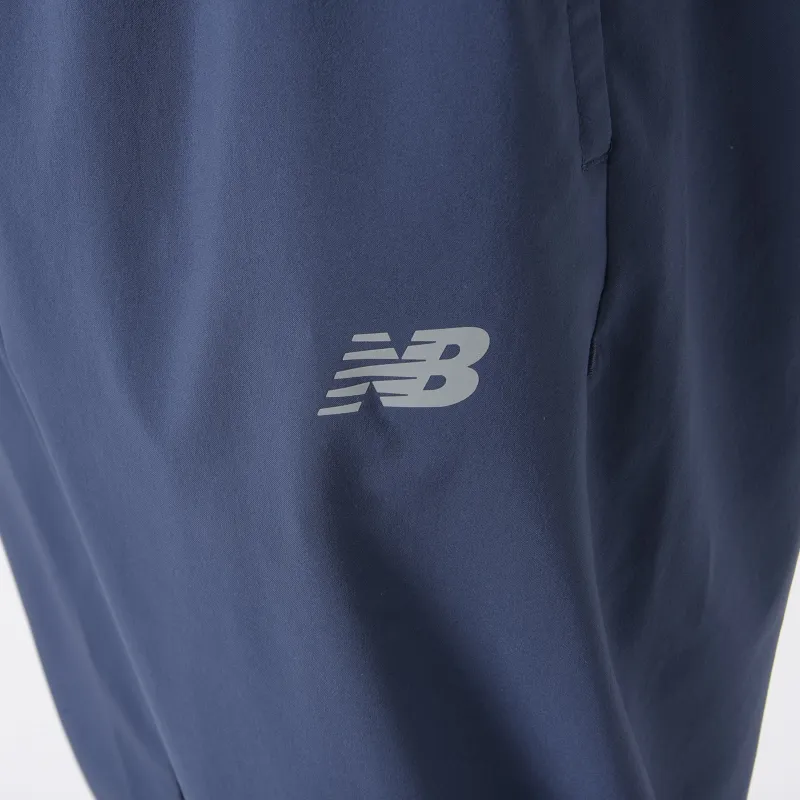 New Balance Knitted Sports Pants Men's Marine Blue-5
