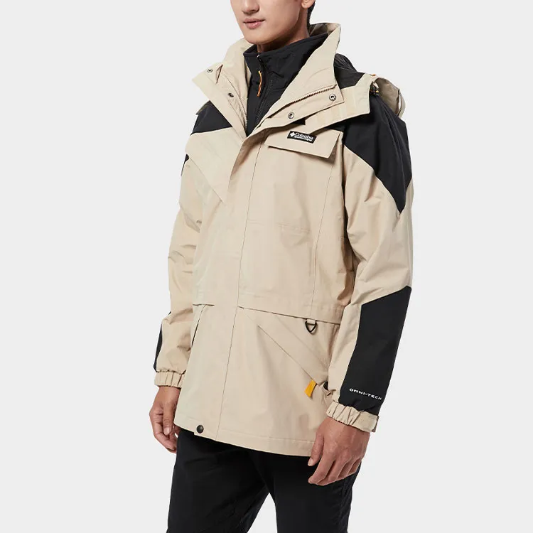 Columbia Windbreaker Jackets Men Light Khaki-3