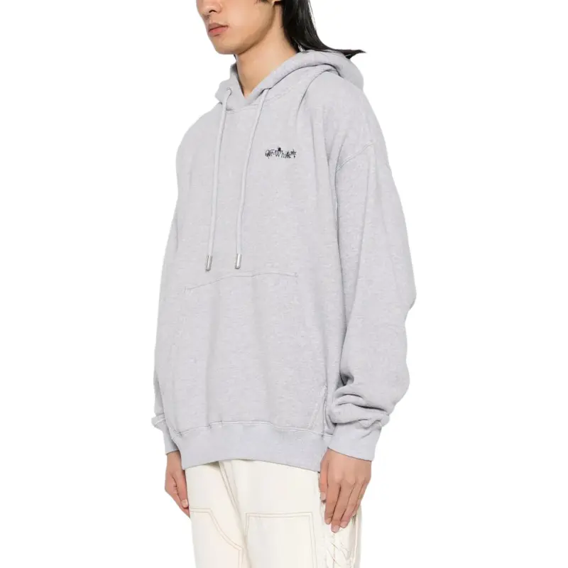 OFF WHITE Flower Arrow Skate Hoodie-3