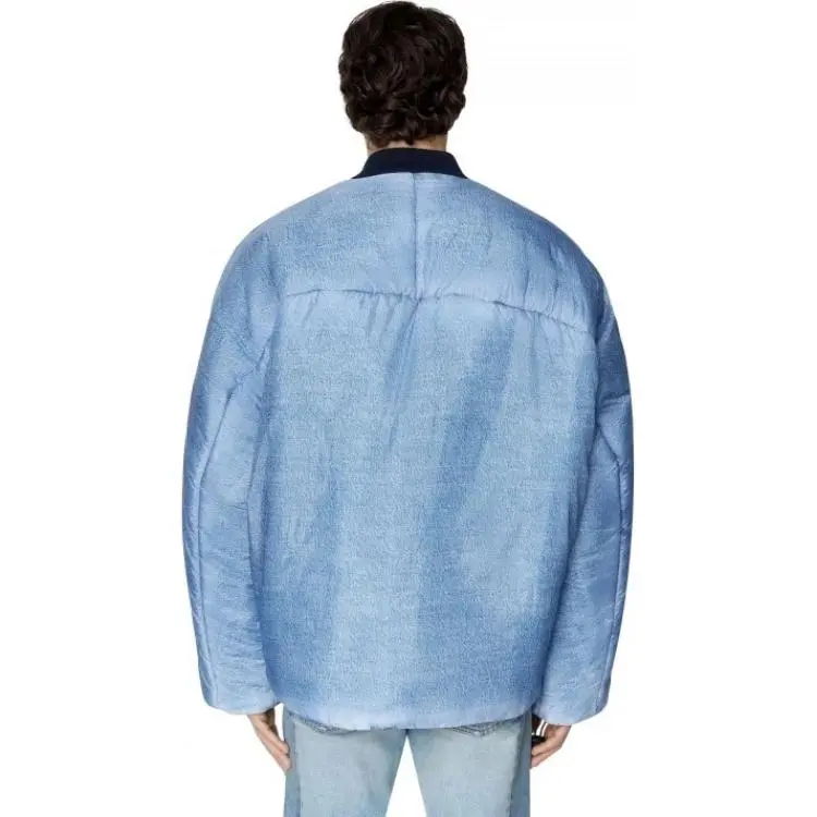 DIESEL W Day Print Zipped Bomber Jacket-8