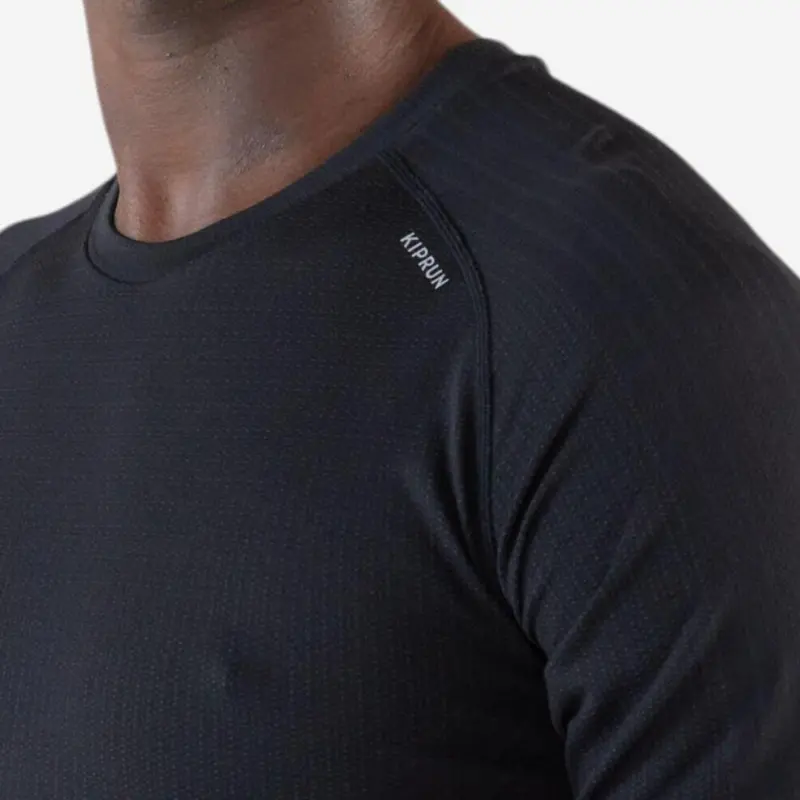 DECATHLON T Shirt Men's Smoky Black Graphite Gray-2