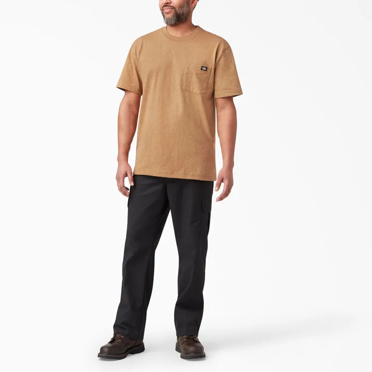 Dickies Heavyweight Heathered Short Sleeve Pocket T-Shirt T-Shirt Men's Brown-3