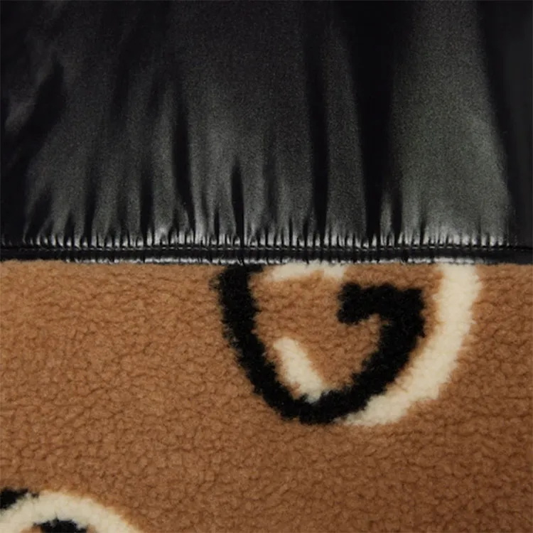 GUCCI Fleece Jacquard Zipper Jacket-5