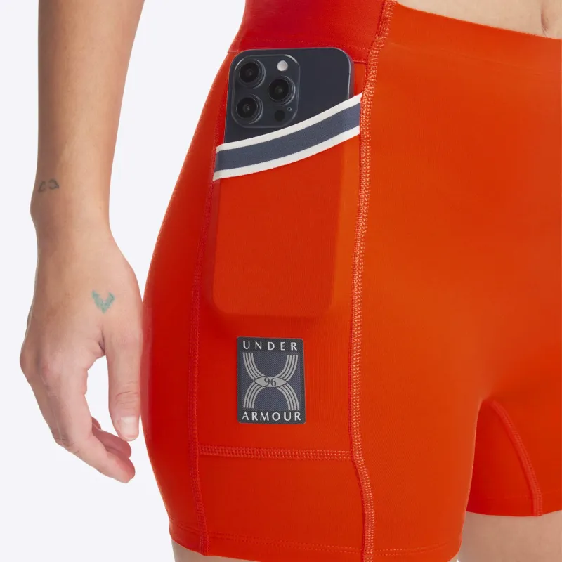 Under Armour Sports Shorts Women's Orange-3