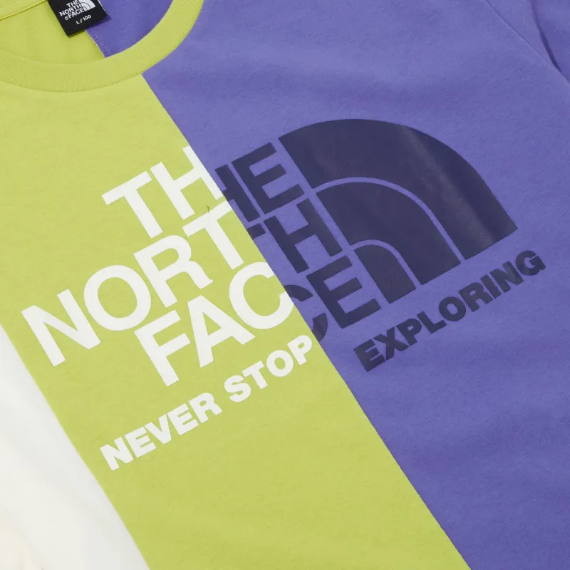 THE NORTH FACE PATCHED LANE T-Shirt Unisex Yellow Stone Gray-2
