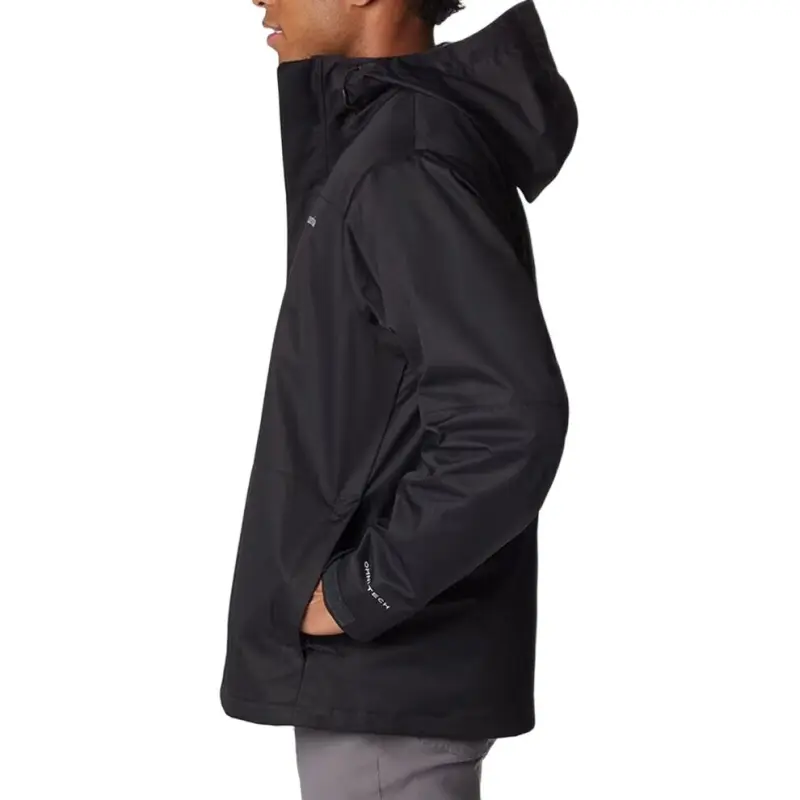 Columbia Hiking Windproof, Breathable, Thermal Windbreaker Jacket Men's Black-1