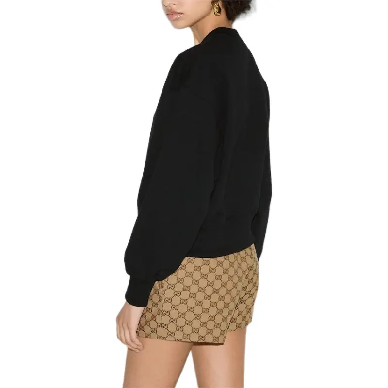 GUCCI Logo Printed Jersey Sweatshirt-8