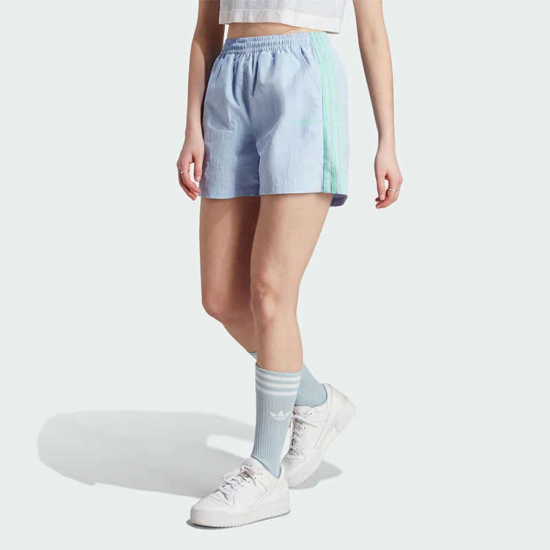 Adidas Originals Casual Shorts Women's Light Pink Blue-1