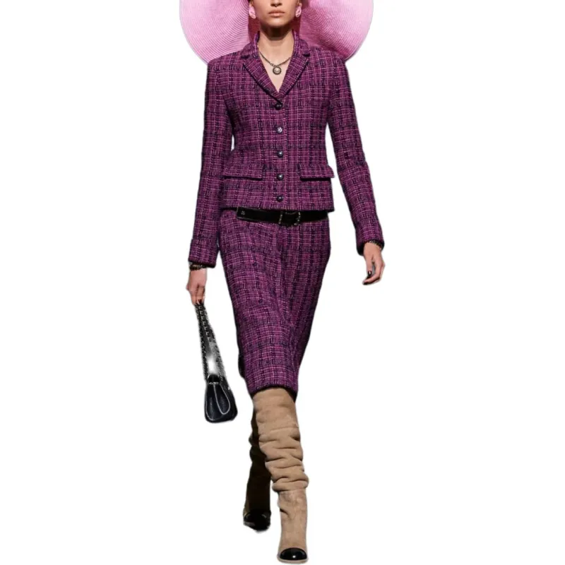 CHANEL FW24 Jackets & Coats Women's Dark Purple-1