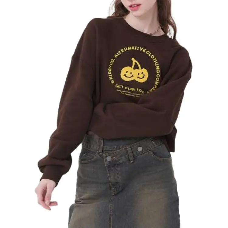 KIRSH Sweatshirts Women's Brown-4