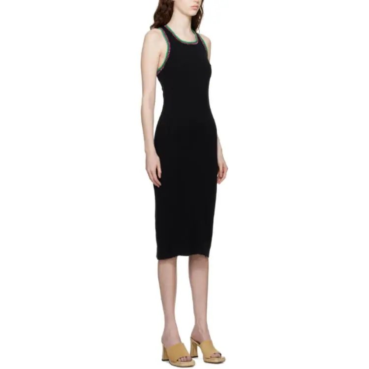 FRAME Sleeveless Dress Women's Black-3