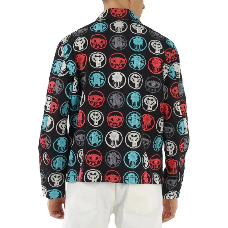 Roberto Cavalli Jackets Coats Men's Multicolor-1