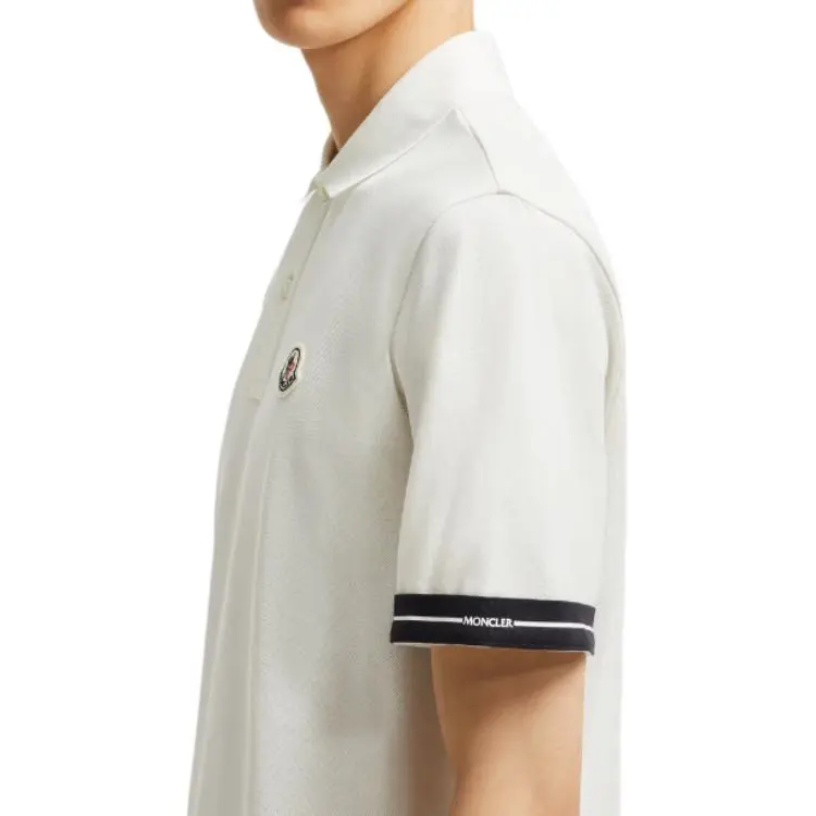 Moncler Logo Piquet Polo Shirt-4