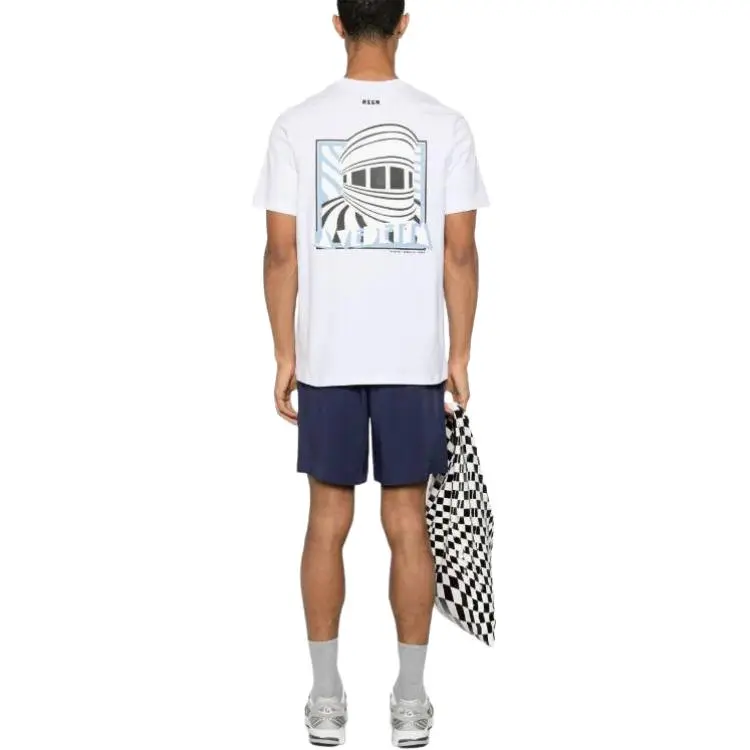 MSGM La Vedetta print T shirt-2