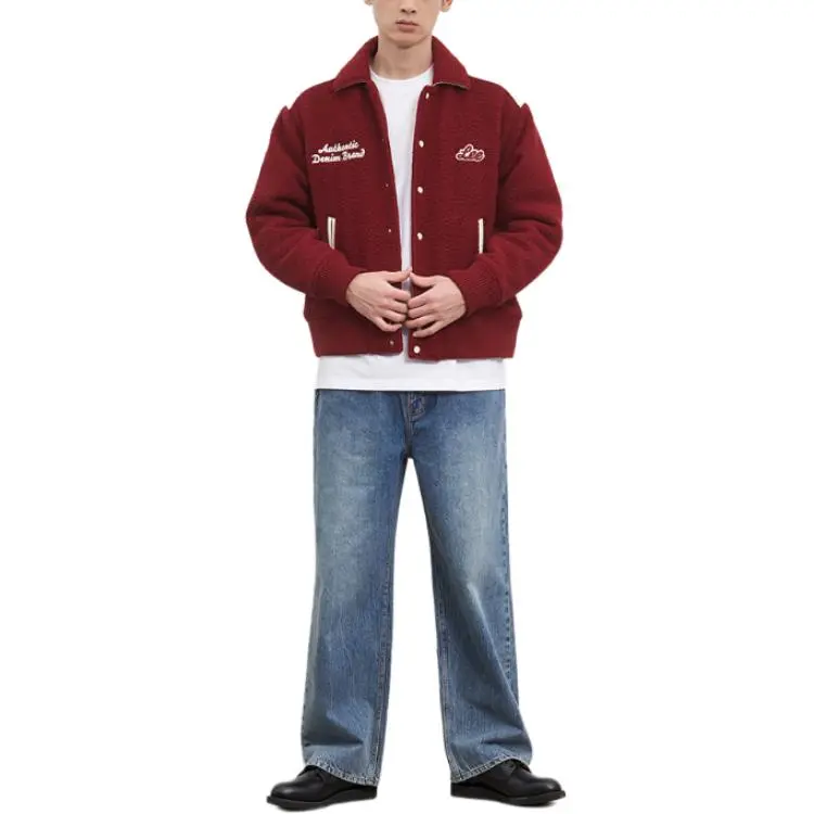 Lee Jackets Coats Men's Burgundy-4