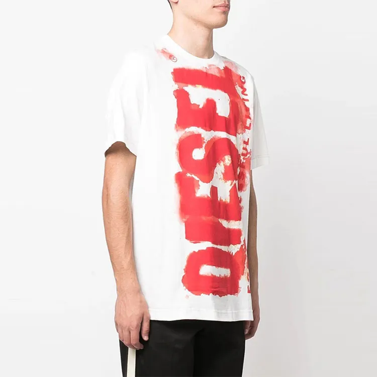 DIESEL T Shirts Men White-4