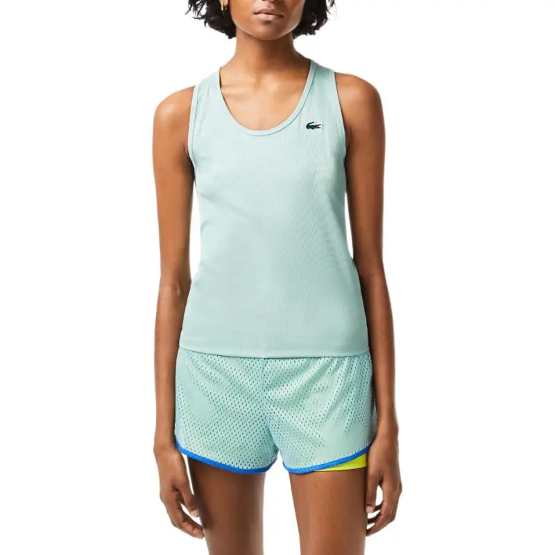 LACOSTE Tank Tops Women's Mint Green-1