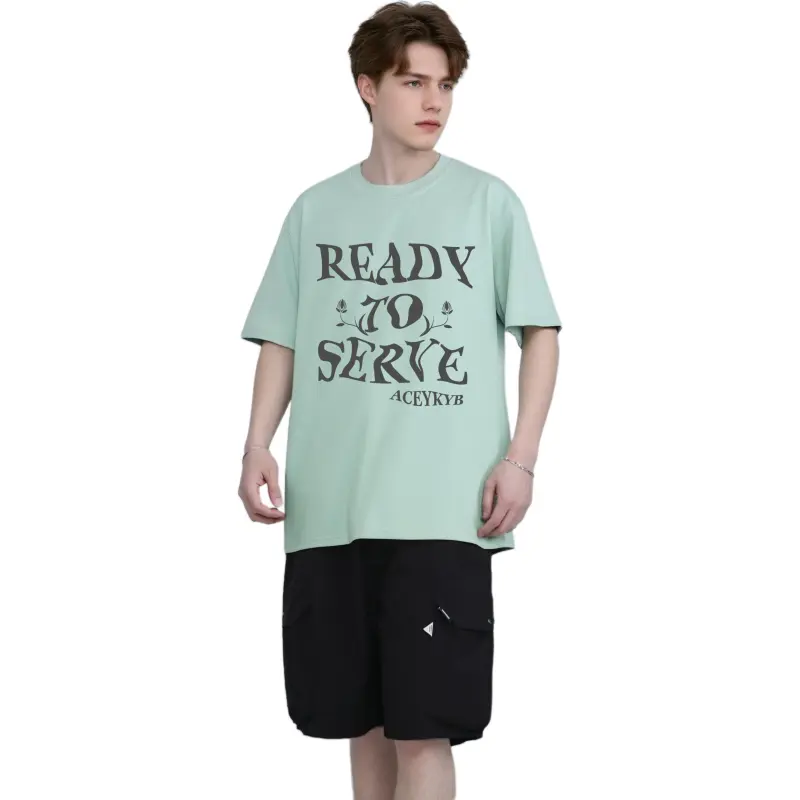 YK&YB T Shirts Unisex Mint Green-2
