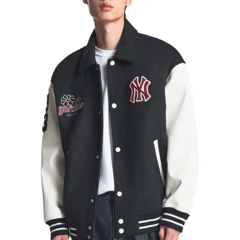 MLB New York Yankees Varsity Jackets & Coats Unisex Black-2