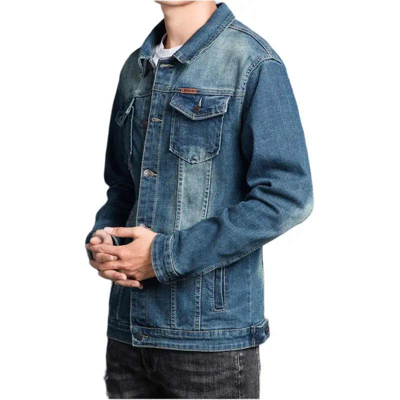 PIERRE CARDIN Denim Jacket Men's Blue-3