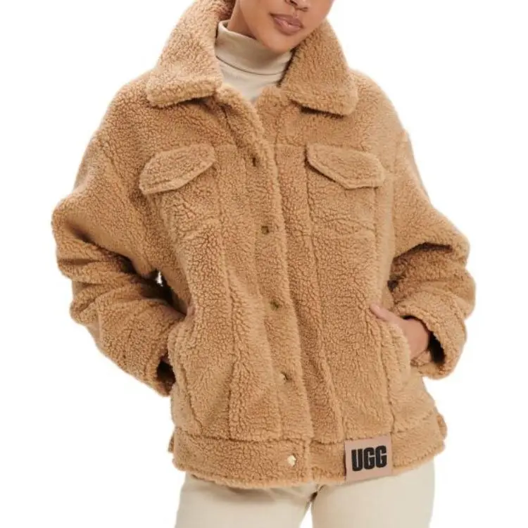 UGG Frankie Fleece Trucker Jacket-1