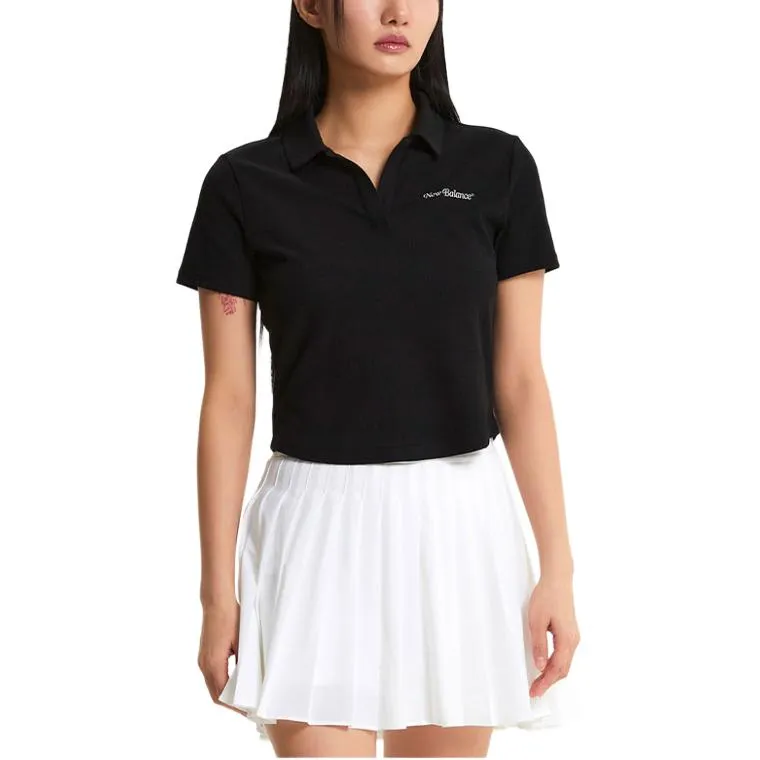 New Balance Polo Shirt Women's Black-2