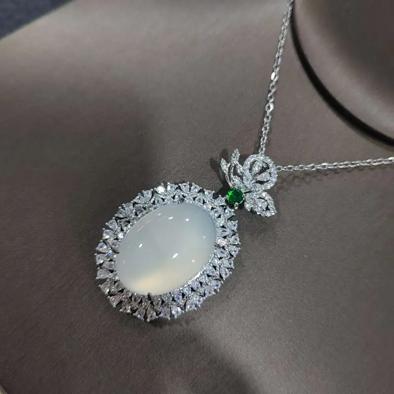 Grace Chalcedony Necklaces Women's-3