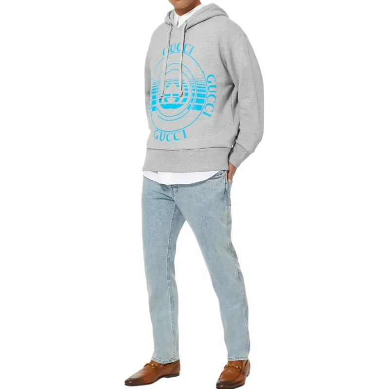 GUCCI Record Print Pullover Hoodie-3