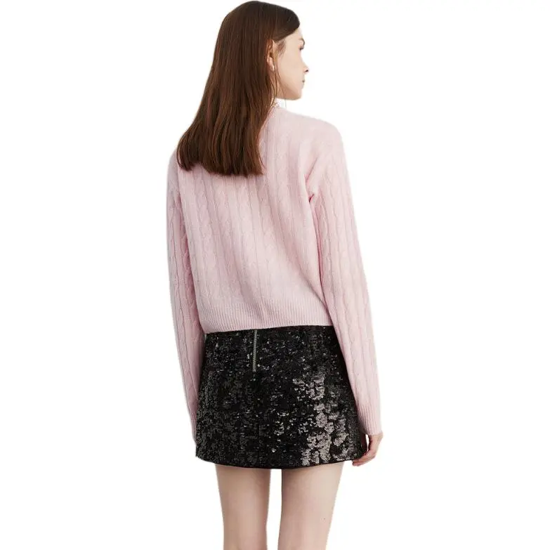 DPLAY Knitwear Women's Cherry Blossom Pink-5