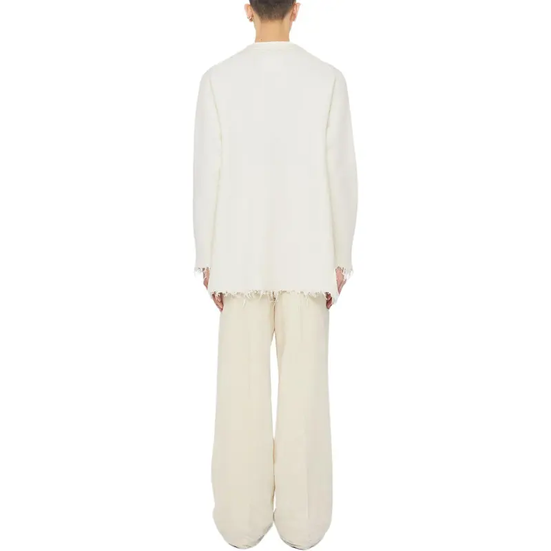 JIL SANDER Distressed Frayed Edged Jumper-2
