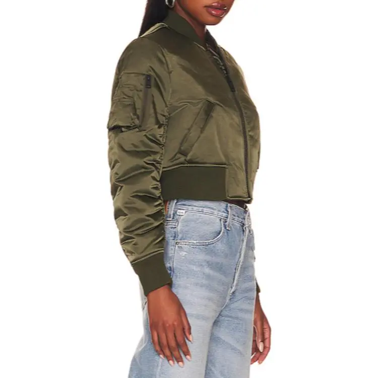 ALLSAINTS Puffer Jacket Women's Green-4