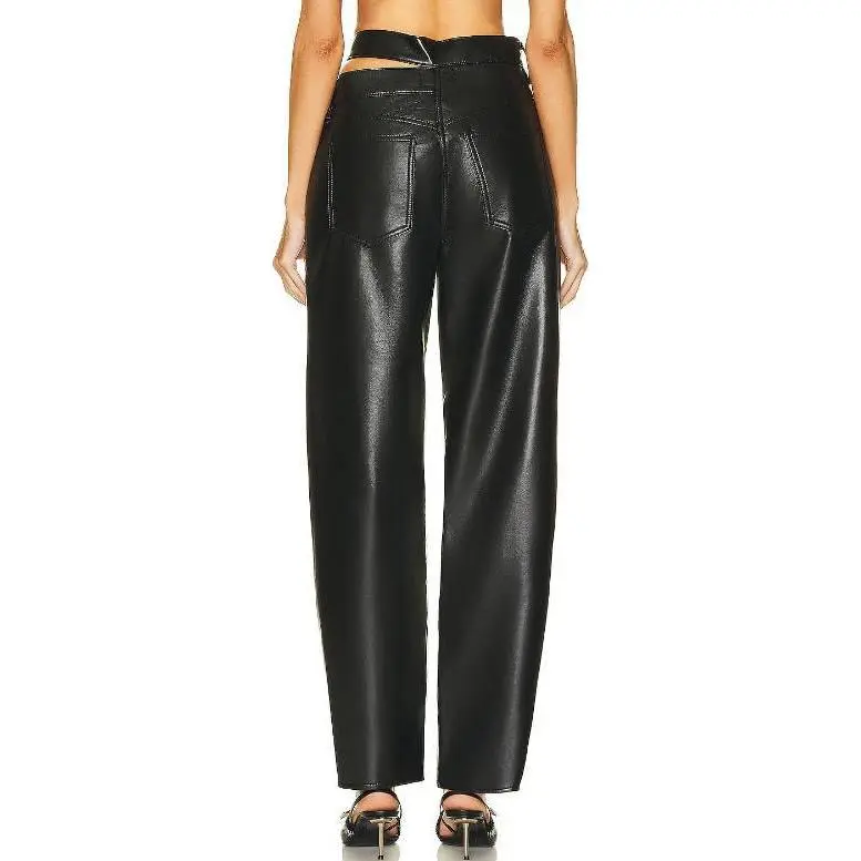 AGOLDE Broken Waistband Straight-leg Trousers-2