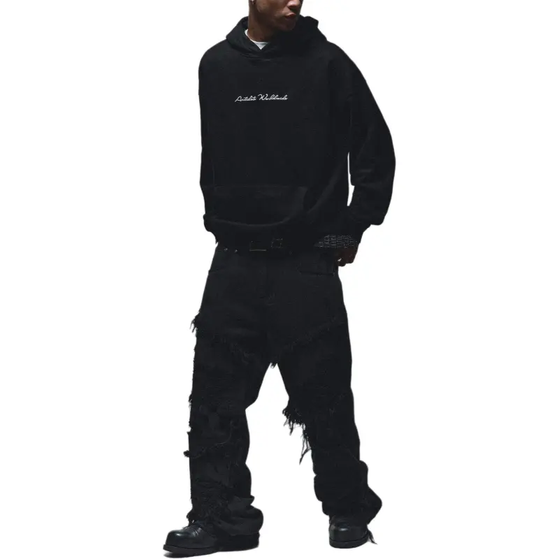 Antidote Worldwide Sweatshirt Unisex Black-4