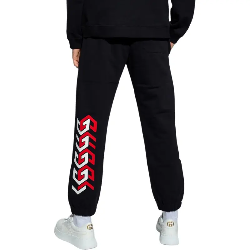 GUCCI Jersey Jogging Pant With GUCCI Mirror Print-3