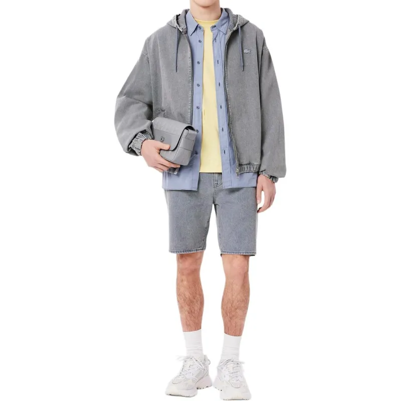 LACOSTE Denim Jacket Men's Light Blue-3
