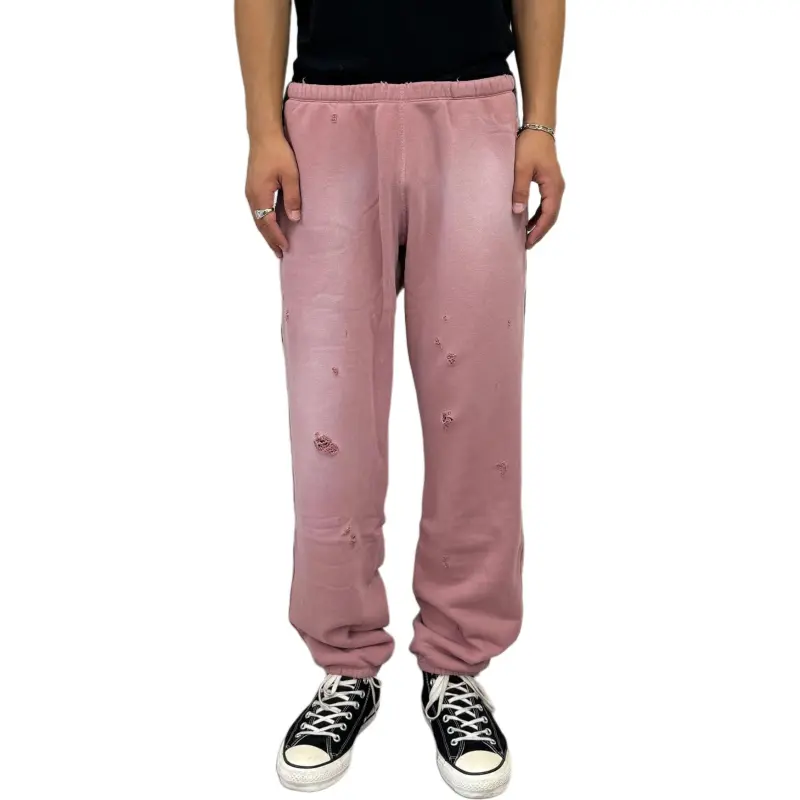 Needles FW24 Knitted Sweatpants Unisex Pink-2