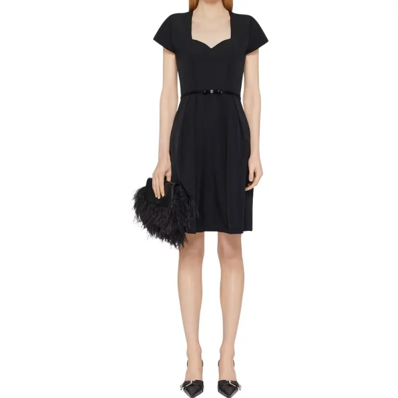 Givenchy 4G Bow Short Sleeved Mini Dress-2