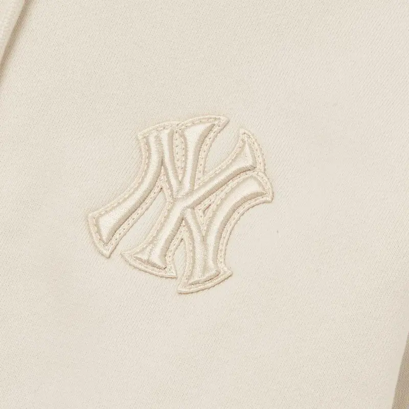 MLB New York Yankees Long Sleeved Dresses Women's Cream-4