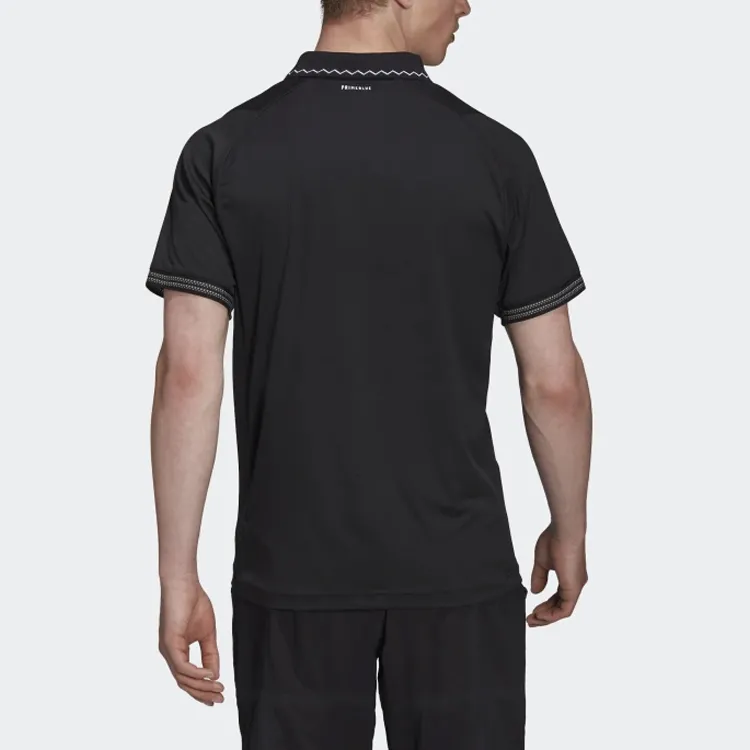 Adidas Polo Shirts Men Black-2