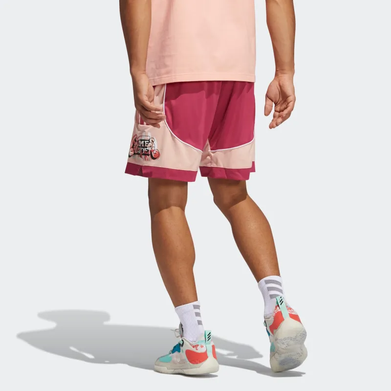 Adidas Basketball Shorts Men Pink-4