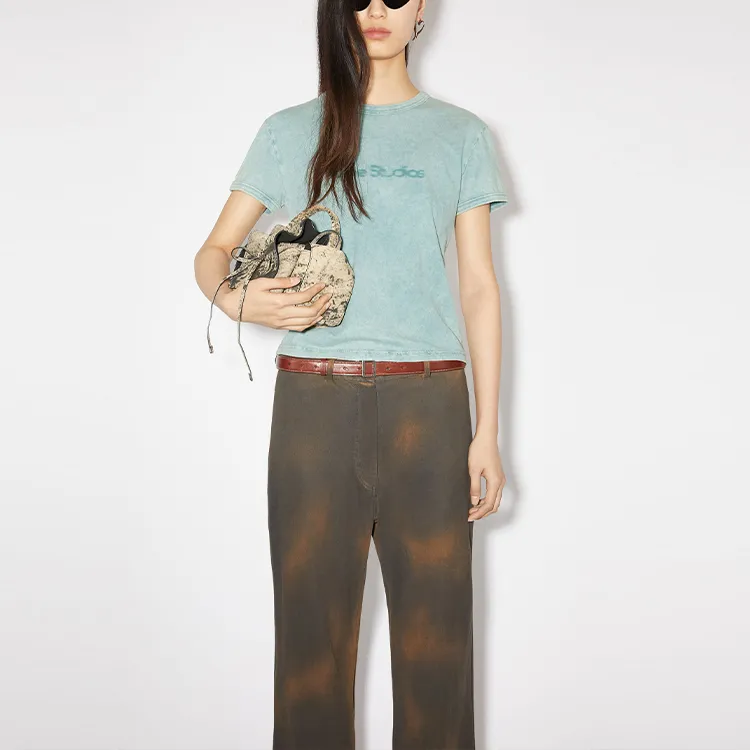 Acne Studios T Shirts Women's Light Blue-1